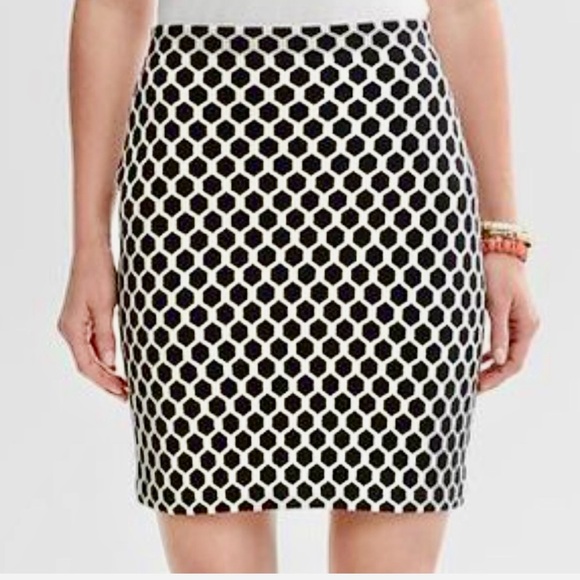 BR Cashmere Cotton Honeycomb Knit Sweater Skirt Winter Office Attire Sz XS/S - Picture 2 of 10